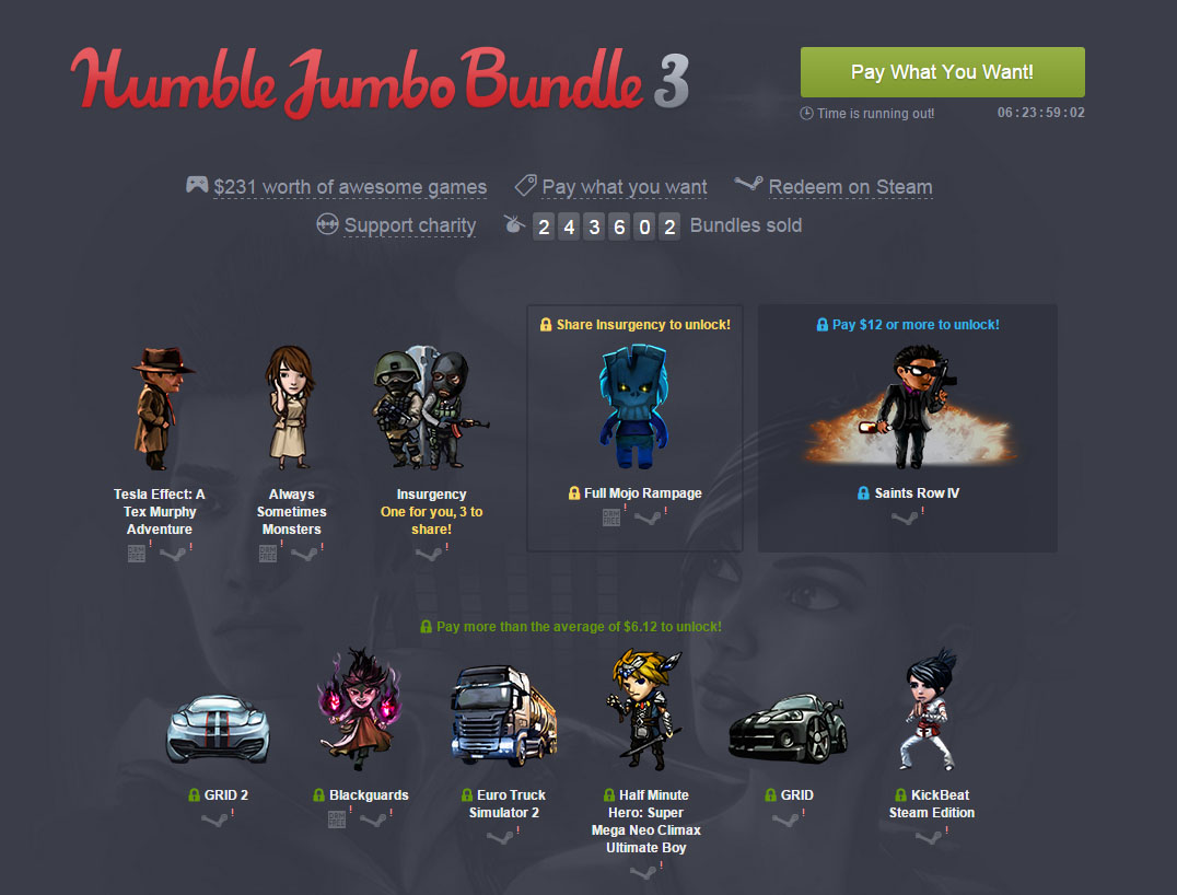 [Deals Bundle] Humble Jumbo Bundle 3