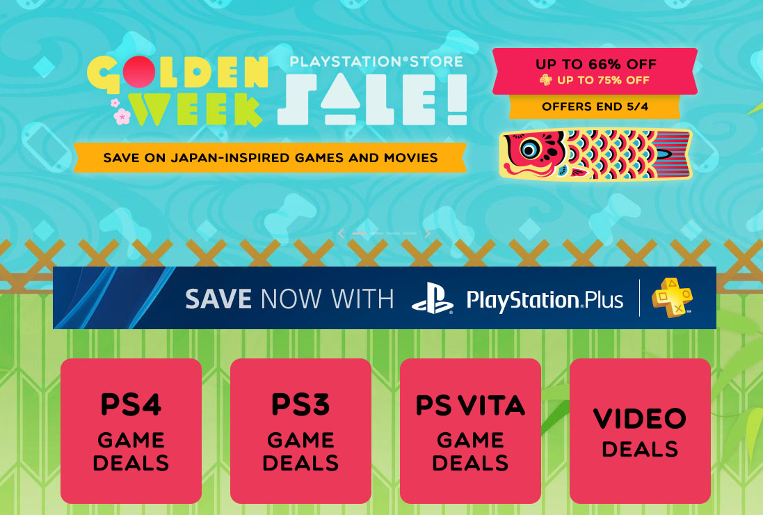 [Deals] PSN US (Zone1) Golden Week Deal ลดราคาเกม PS3/PS4/PSVita กว่า