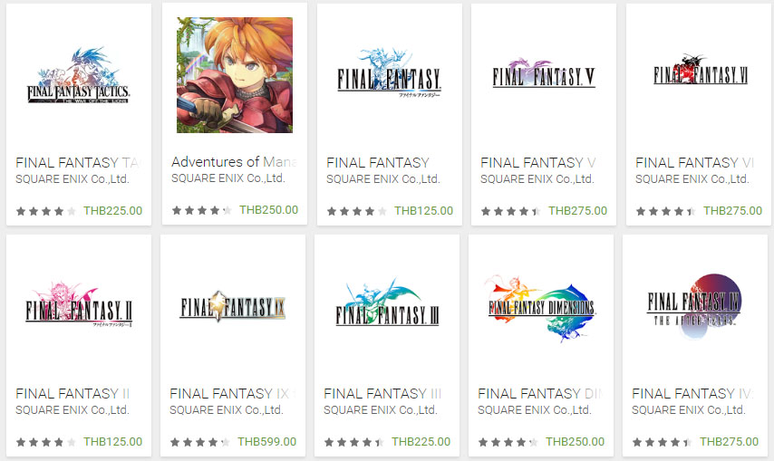[News] SQEX ลดราคาเกม Final Fantasy ,Chrono Trigger,Hitman GO และอื่นๆ สูงสุด 80% ทั้งบน iOS และ แอนดรอย!!