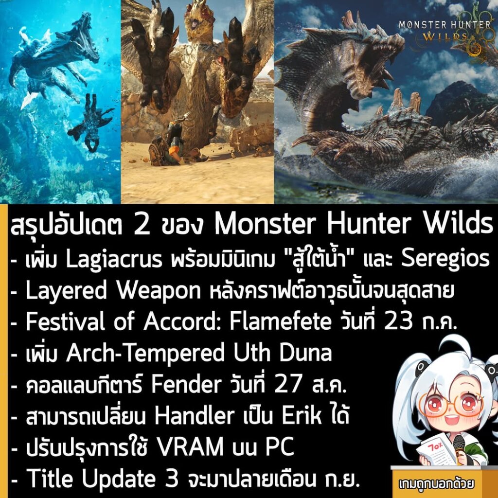 [News] สรุป Monster Hunter Wilds Title Update 2