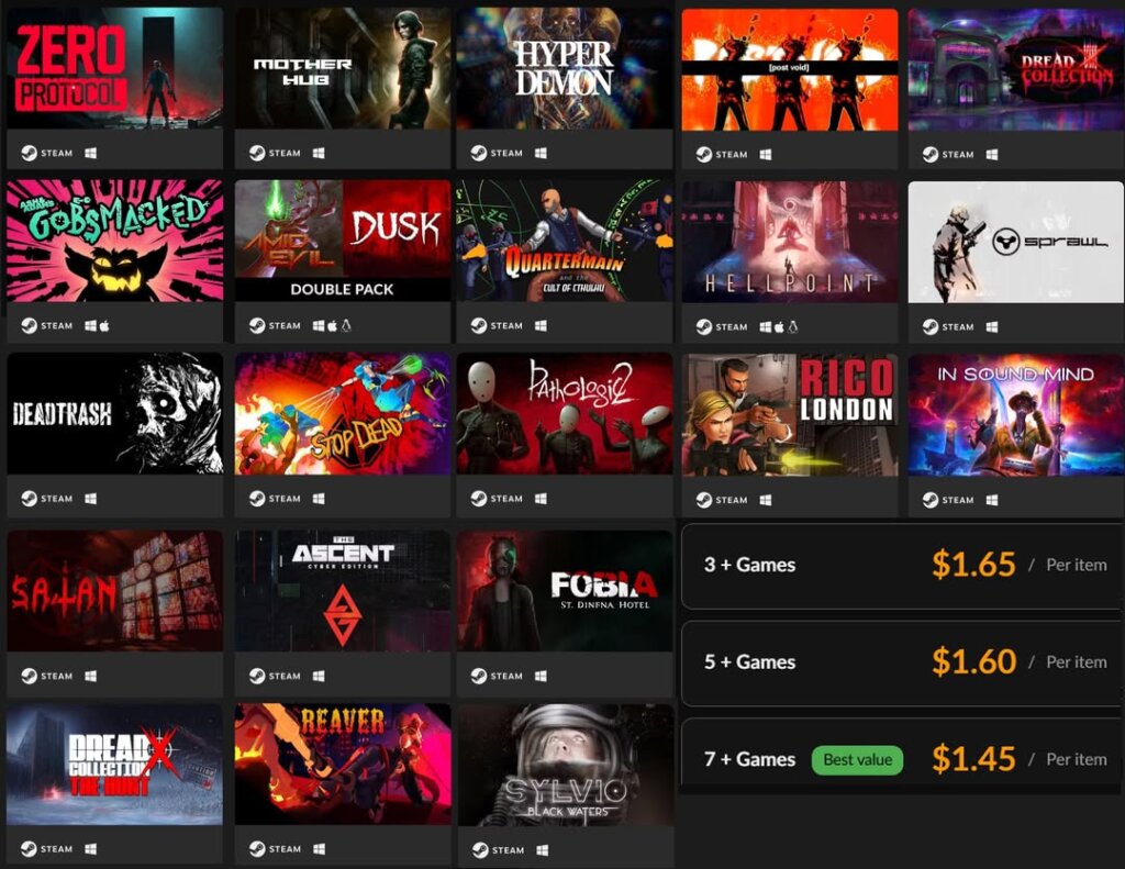Fanatical Build Your Own Shooter Bundle: Choose Your Discounted Steam Games