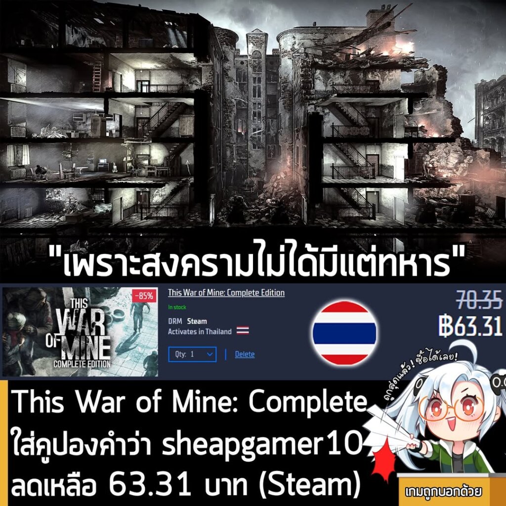 This War of Mine: Complete Edition – 85% Off on Gamersgate (Plus Coupon!)