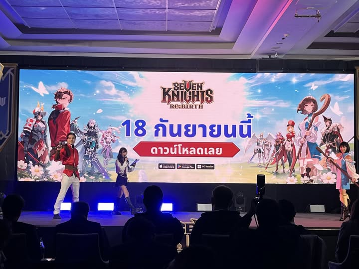 วันนี้ทางเพจเกมถูกบอกด้วยได้มาเข้าร่วมงานแถลงข่าวเปิดตัวเกม Seven Knights Re:BIRTH เกมแนว Turn-based Collectible RPG ของทาง netmable ในวันนี้ครับ