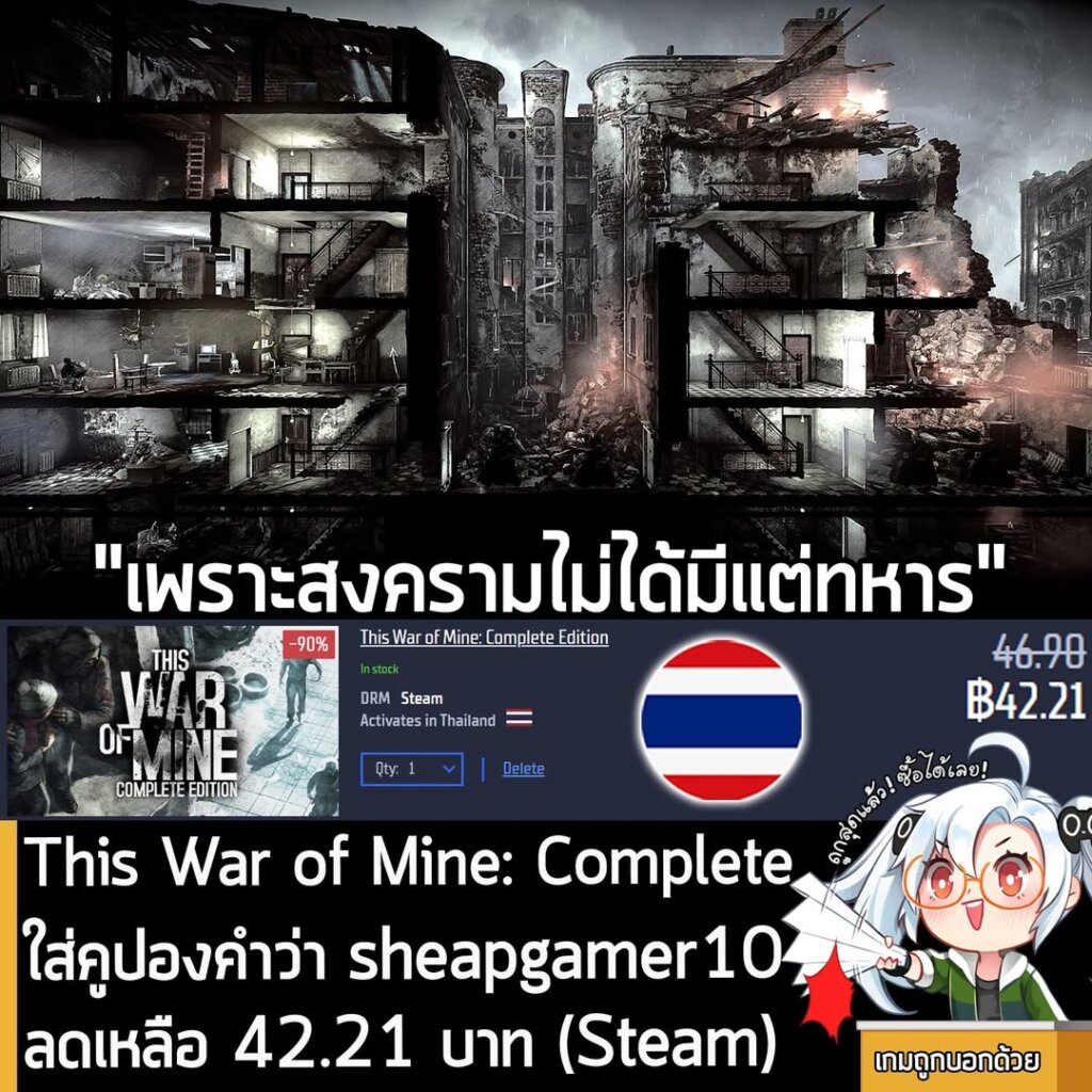 This War of Mine Complete Edition: Lowest Price Ever at Gamersgate (90% Off)!