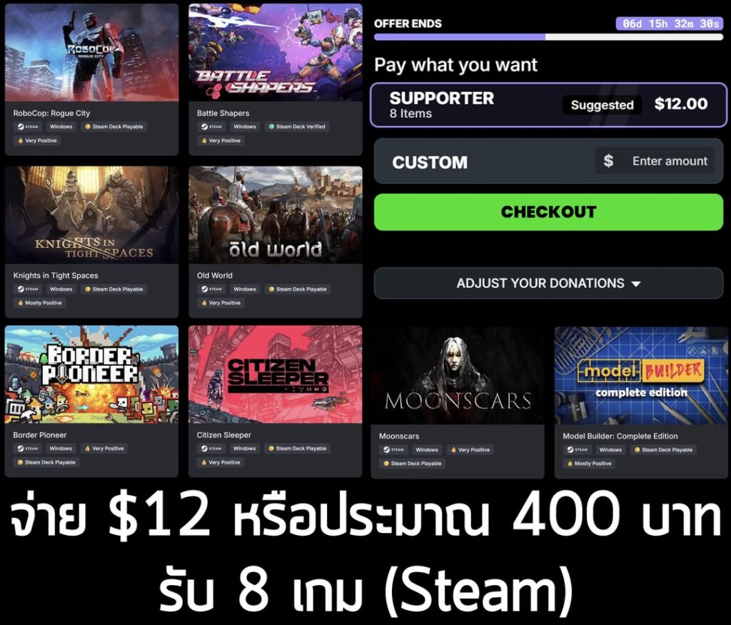 Green Man Gaming ONE SPECIAL DAY Bundle: RoboCop & More Steam Games for $12