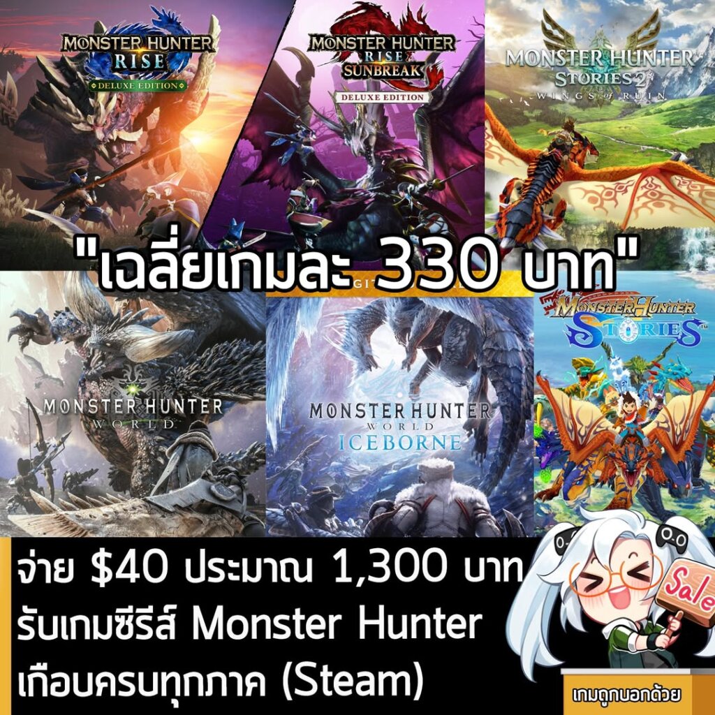 Humble Bundle: Monster Hunter Series Collection Steam Games Deal