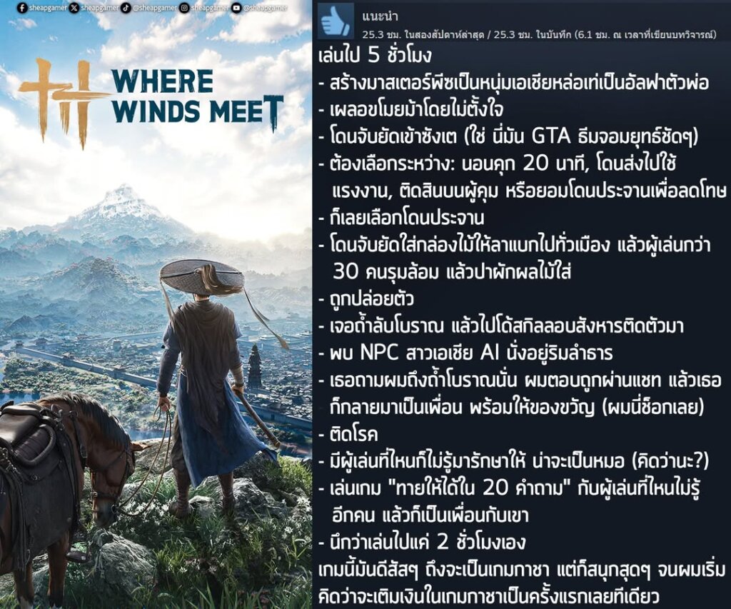 "เล่นไป 5 ชั่วโมง