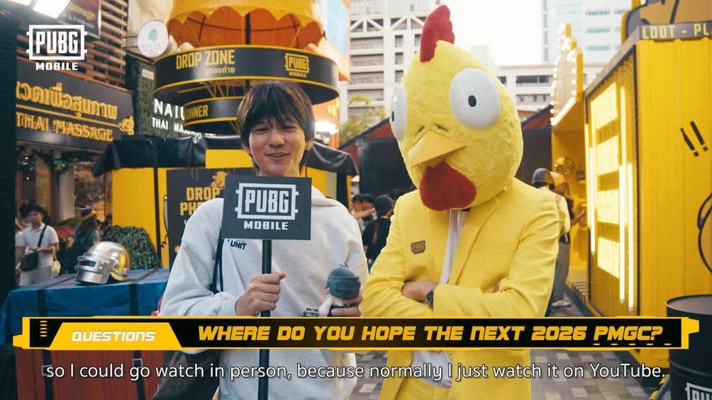 การแข่งขัน PUBG MOBILE Global Championship 2025 จัดขึ้นที่ประเทศไทย พาผู้เล่นจากสนามรบออนไลน์มาสู่ช่วงเวลาการพบกันแบบตัวต่อตัวที่น่าประทับใจและยากจะลืม