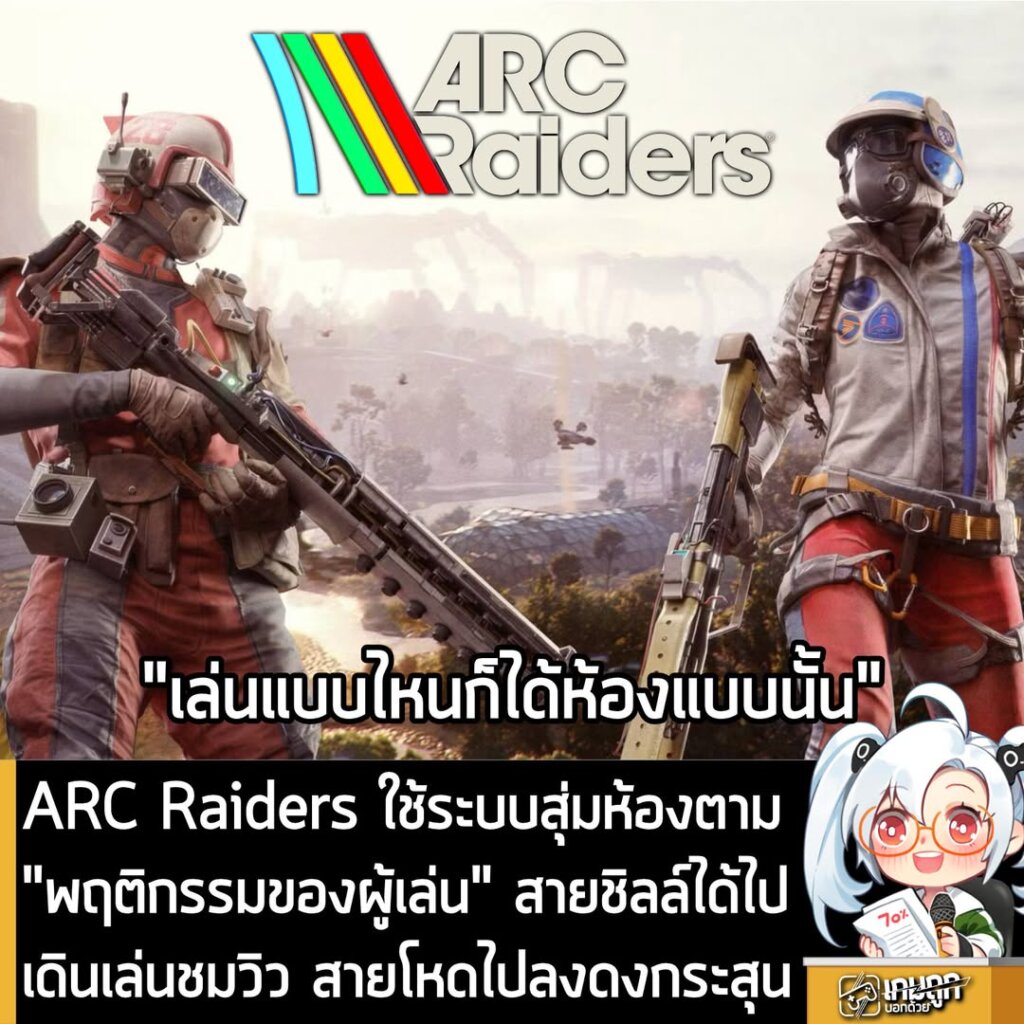ARC Raiders ใช้ระบบสุ่มห้องตาม "พฤติกรรมของผู้เล่น" สายชิลล์ได้ไปเดินเล่นชมวิว สายโหดไปลงดงกระสุน