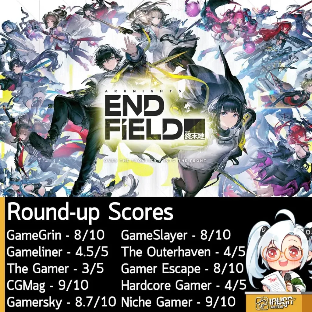 เผยคะแนนรอบสื่อ Arknights: Endfield