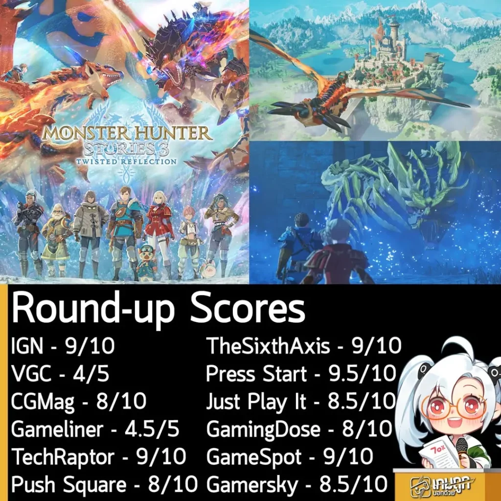 คะแนนรอบสื่อ Monster Hunter Stories 3: Twisted Reflection